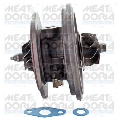 Core assembly, turbocharger